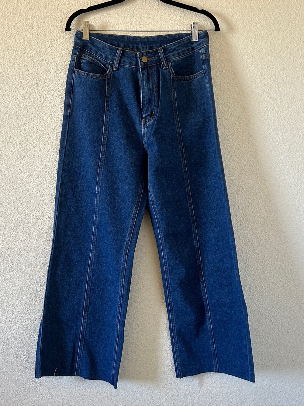 Western Cottage Rodeo High Waist Wide Leg Jeans Women’s Medium Blue